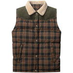 Bodywarmer met plaid patroon