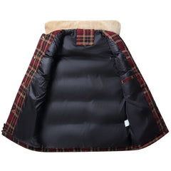 Bodywarmer met plaid patroon