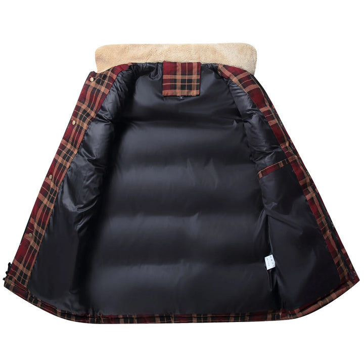 Bodywarmer met plaid patroon