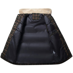 Bodywarmer met plaid patroon