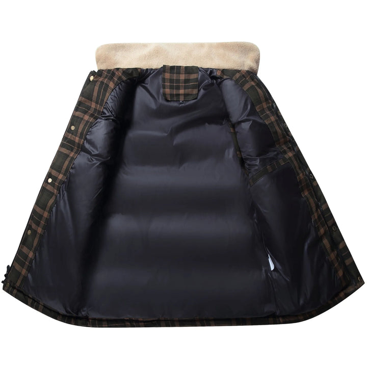 Bodywarmer met plaid patroon
