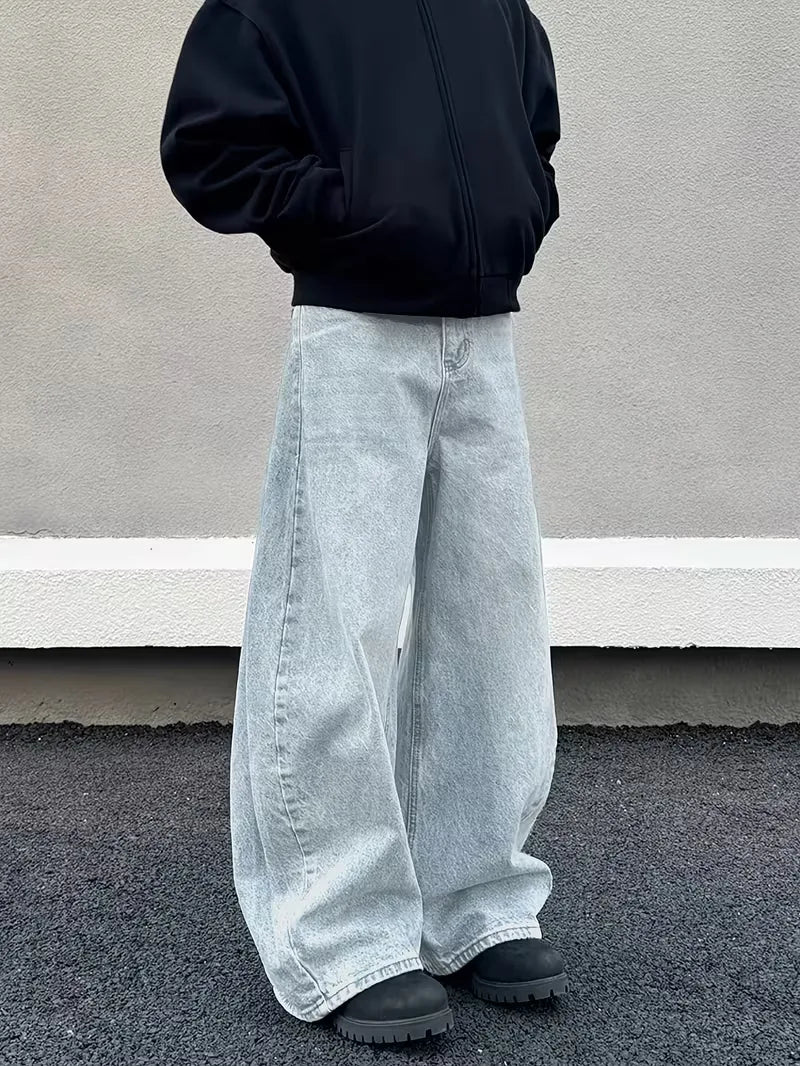 Loose fit jeans met vijf-pocket design