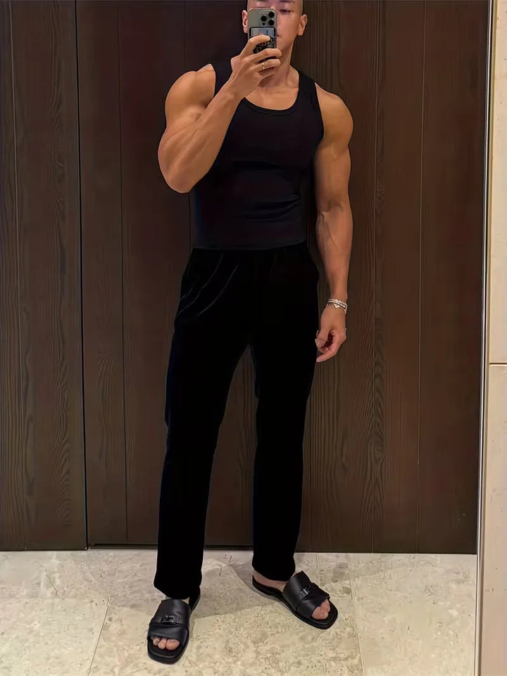 Tanktop slim fit ribbed