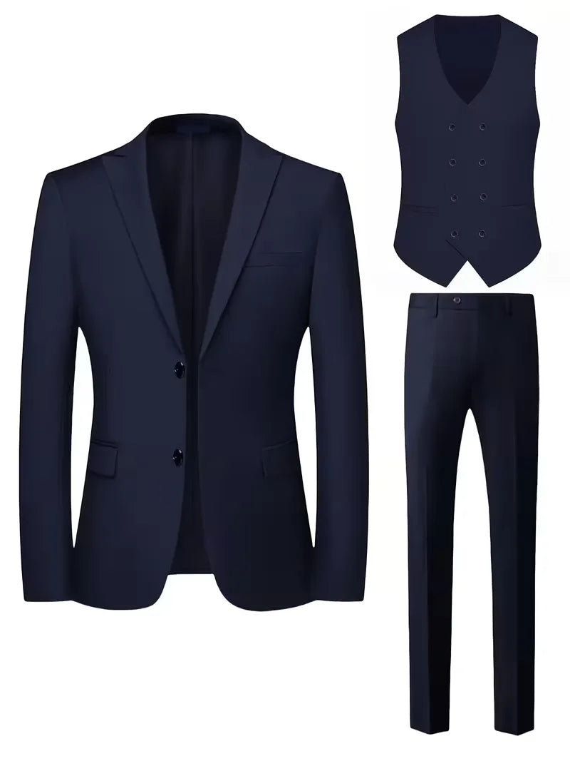 Drie-delig pak met slim fit