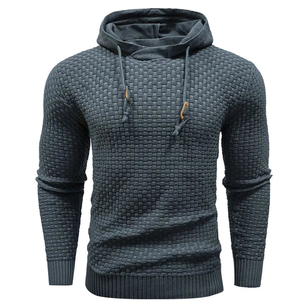 Hoodie met textuur en capuchon