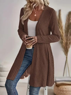 Zwarte cardigan met V-hals