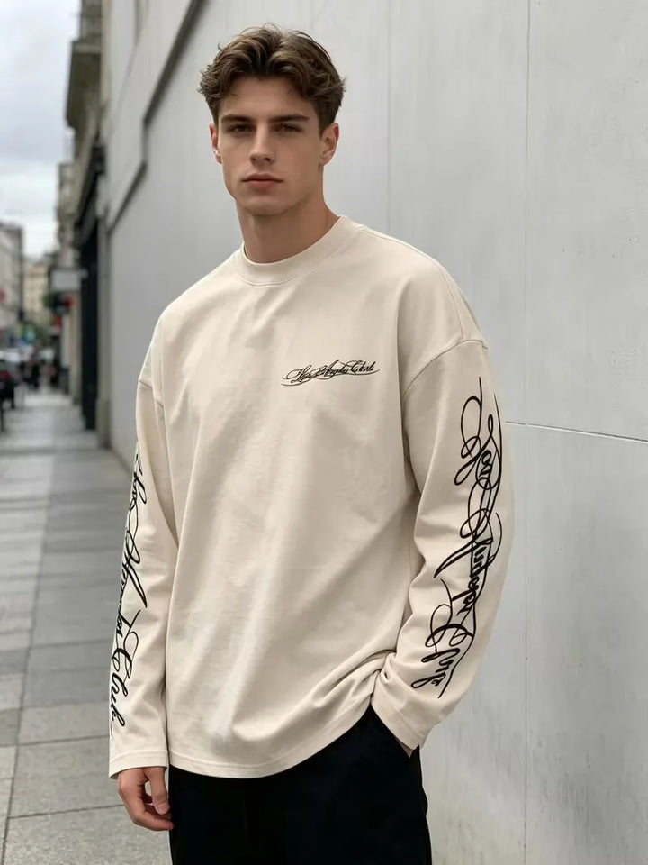 Longsleeve met crew neckline