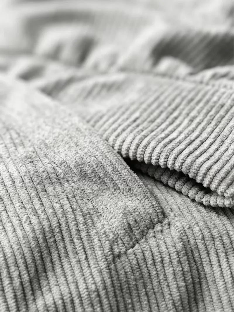 Lounge set met corduroy textuur