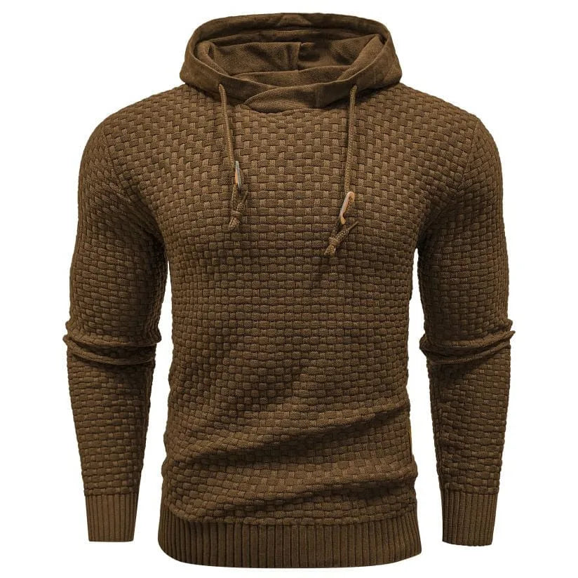 Hoodie met textuur en capuchon