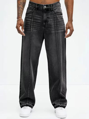 Loose fit jeans met vijf-pocket styling