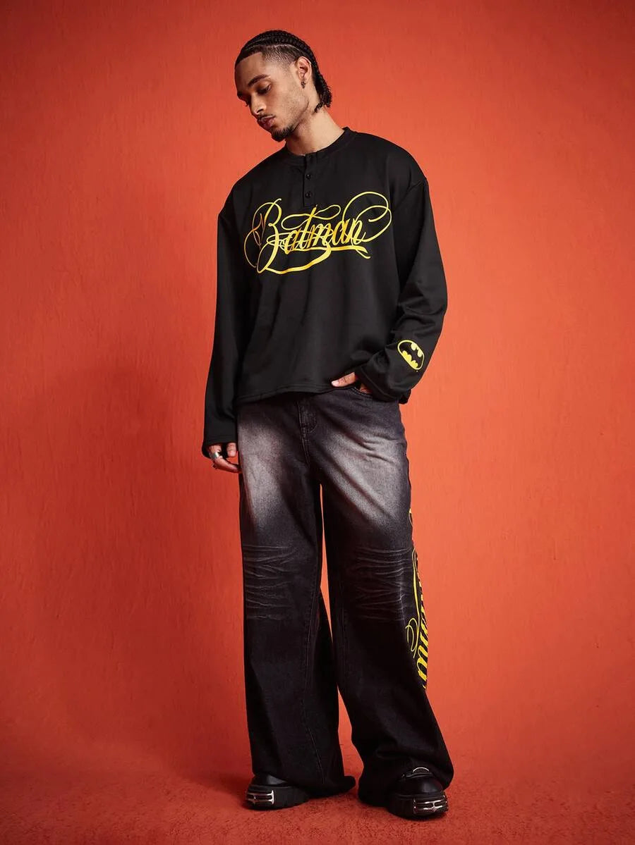 Longsleeve met Batman print