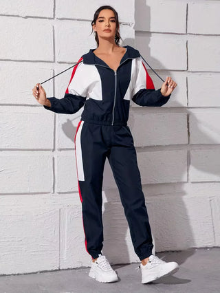 Lounge set met capuchon