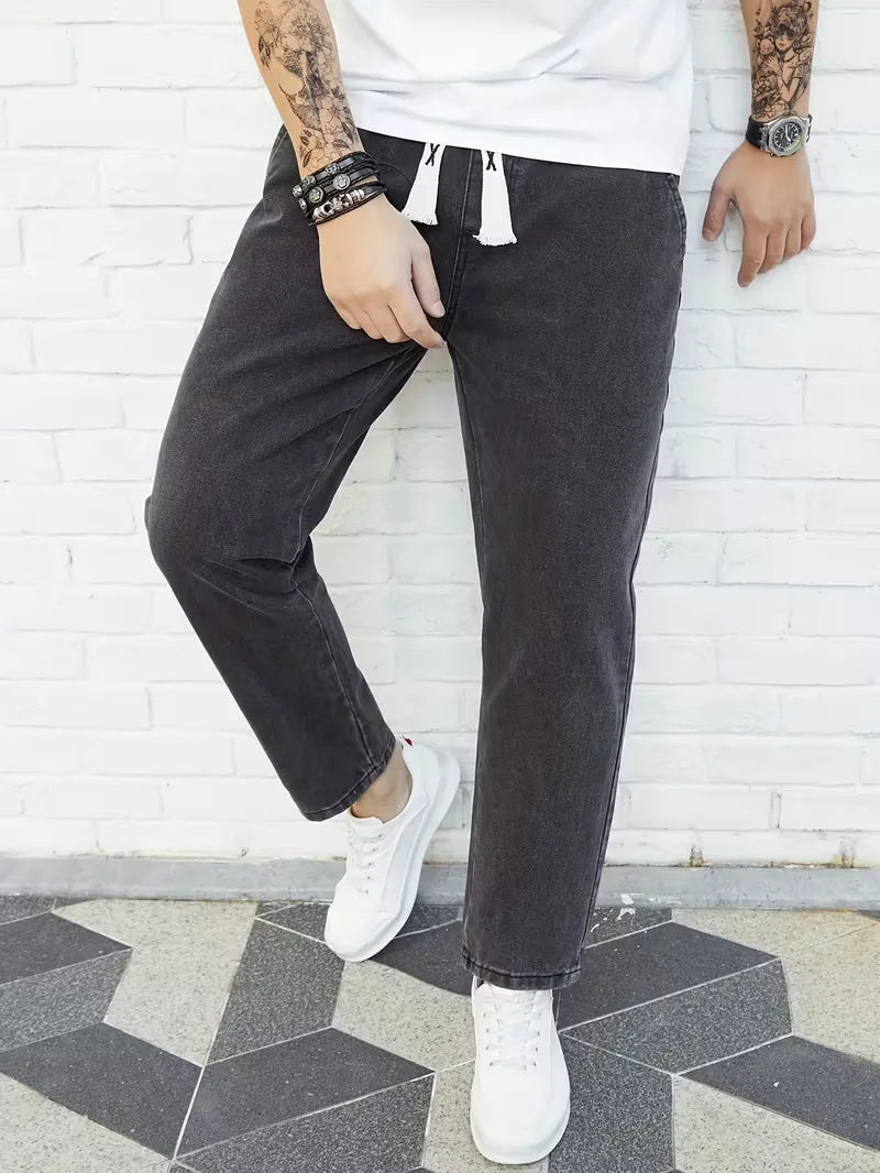 Joggers met elastische tailleband