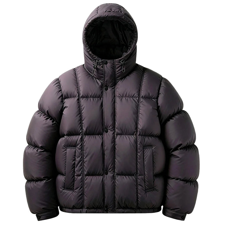 Puffer jacket met capuchon