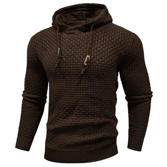 Hoodie met textuur en capuchon