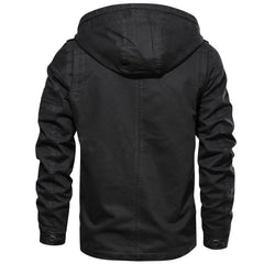 Parka met capuchon en meerdere zakken