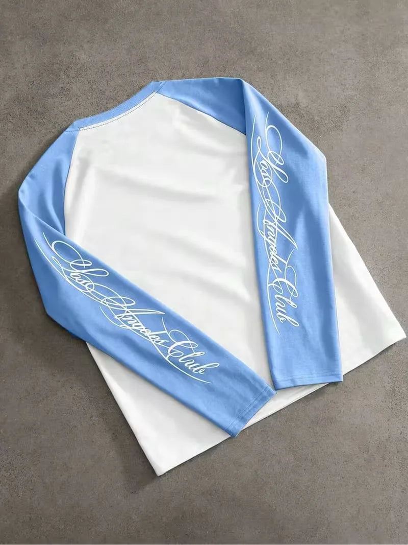 Longsleeve T-shirt met contrast