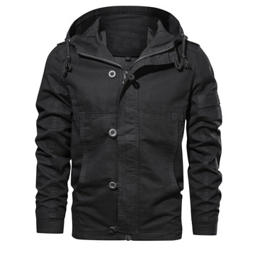 Parka met capuchon en meerdere zakken