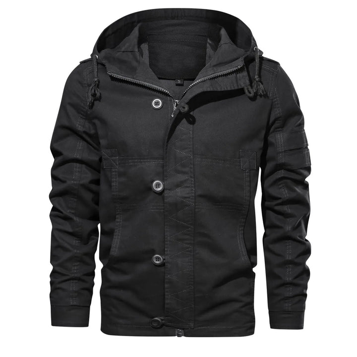 Parka met capuchon en meerdere zakken