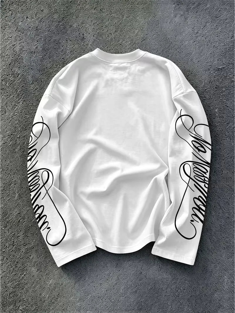 Longsleeve met geprinte tekst