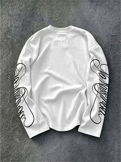 Longsleeve met geprinte tekst