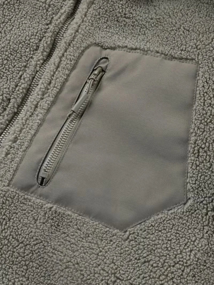 Bomberjack met fleece materiaal