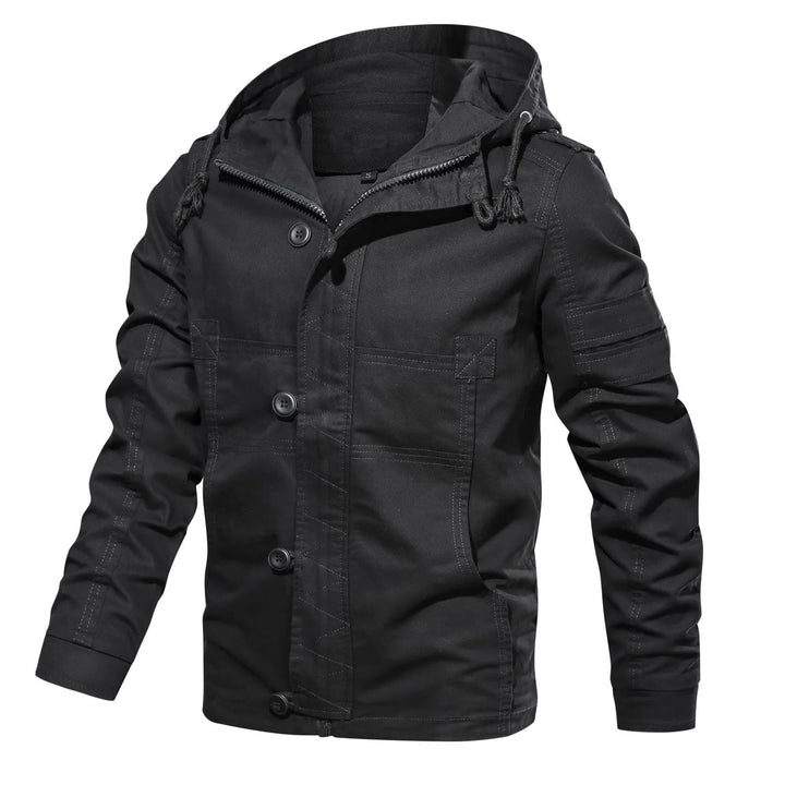 Parka met capuchon en meerdere zakken