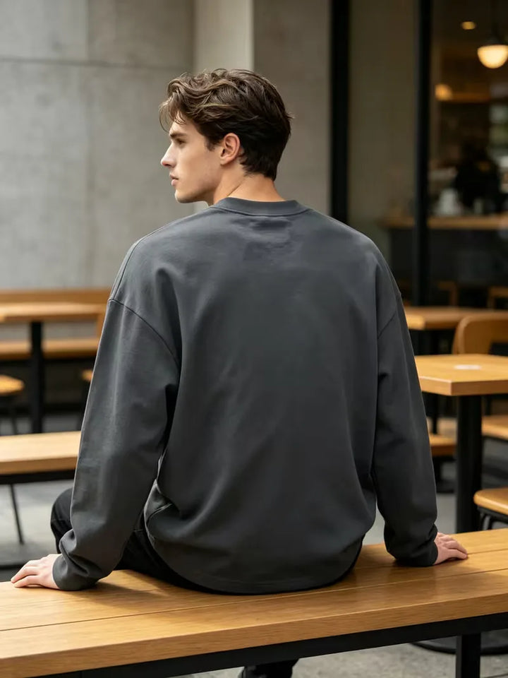 Longsleeve met crew neckline