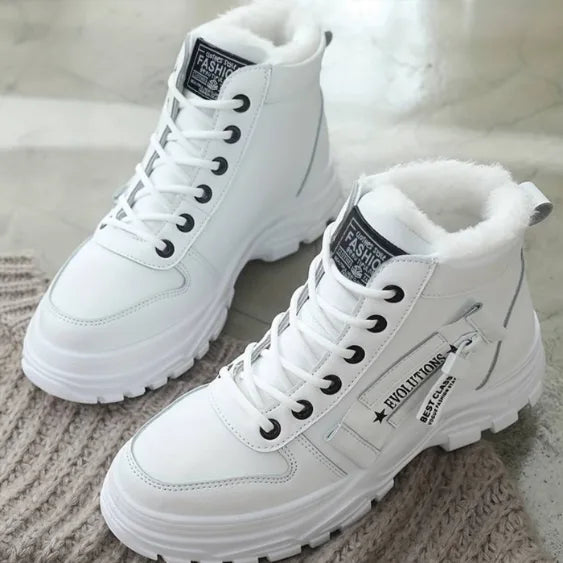 Winterlaarzen met veter en antislip