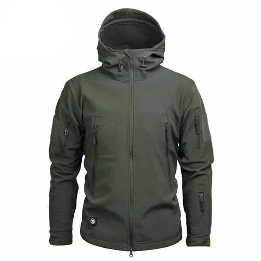 Parka met capuchon en ritszakken