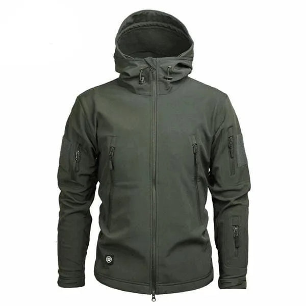 Parka met capuchon en ritszakken