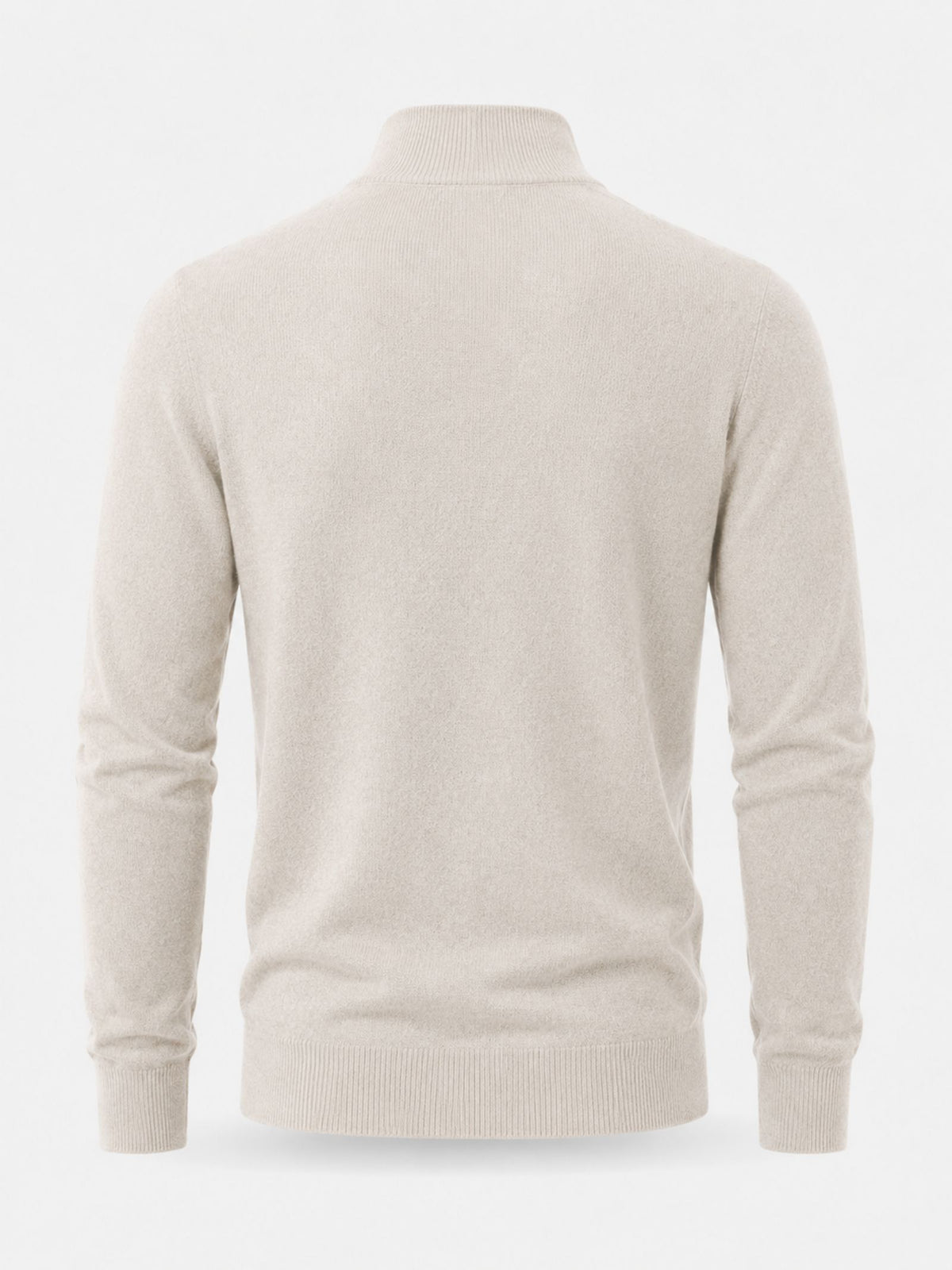 Hugo Merino Wool Men's V-neck Sweater with Zipper