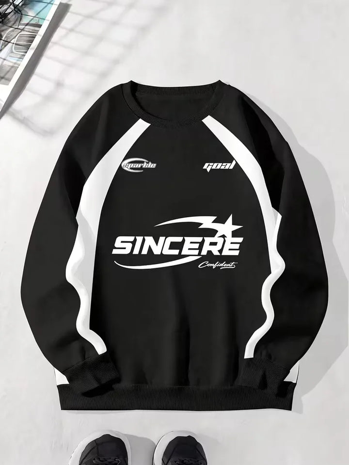 Sweatshirt met crew neckline