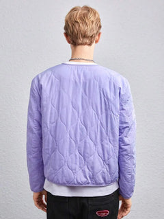 Quilted oversized coat