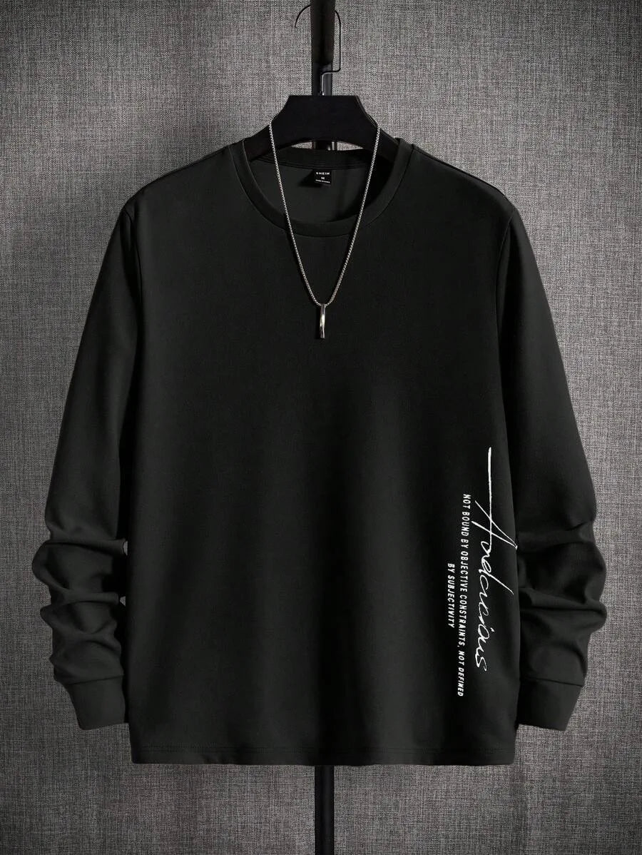Longsleeve met text print