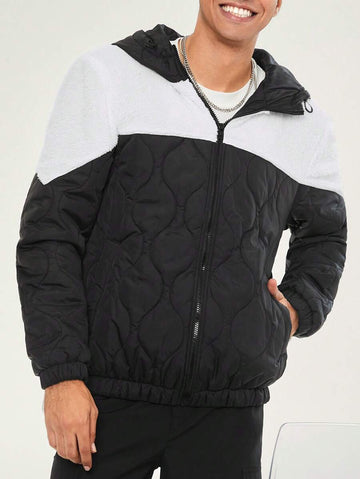 Puffer jacket met capuchon