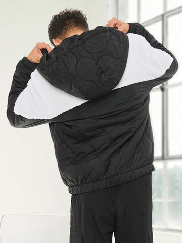 Puffer jacket met capuchon