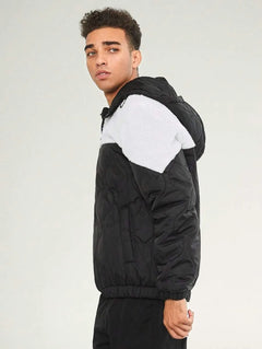 Puffer jacket met capuchon