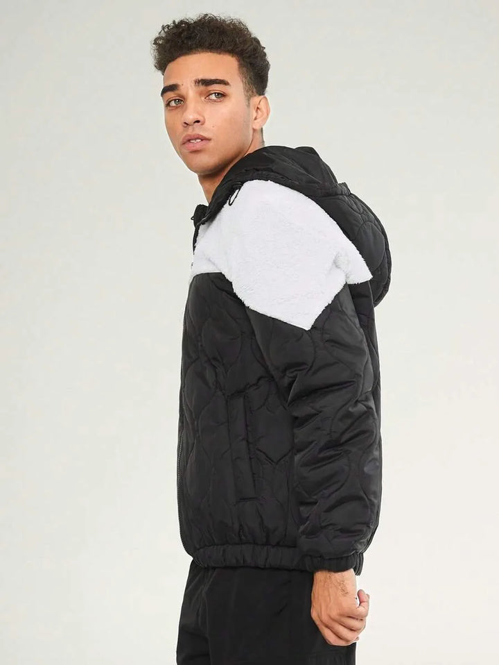 Puffer jacket met capuchon
