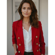 Louise | Comfortabele luxe blazer met knopen