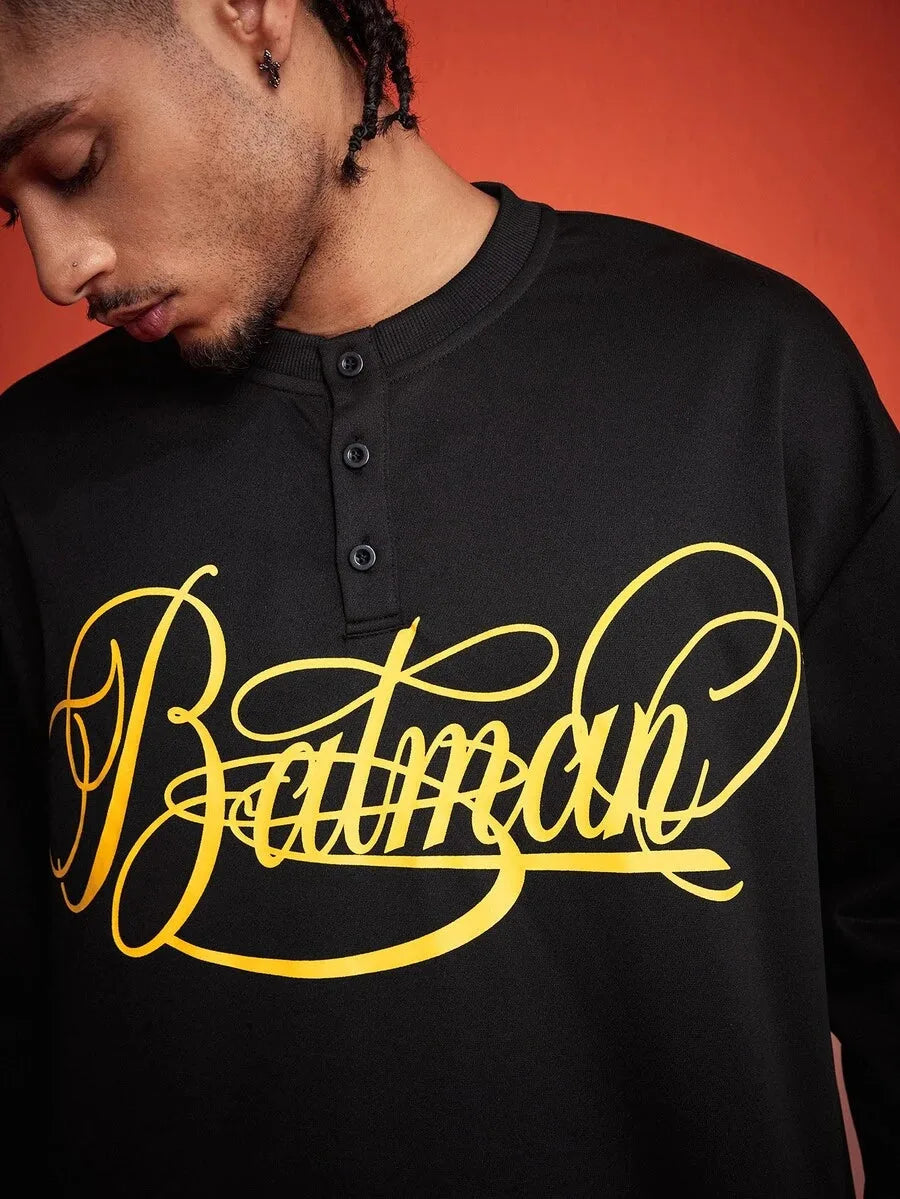 Longsleeve met Batman print