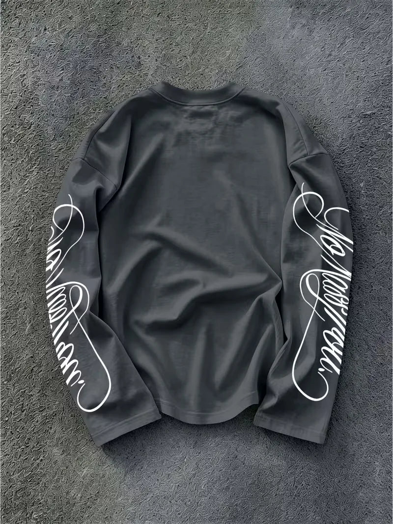 Longsleeve met geprinte tekst
