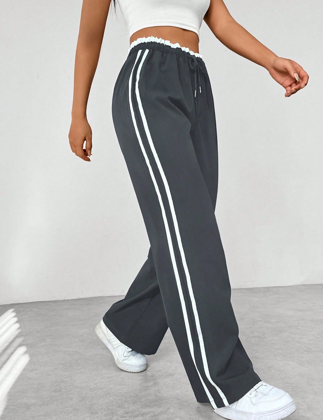 Yara | Stijlvolle Wide-Leg Sportieve Broek