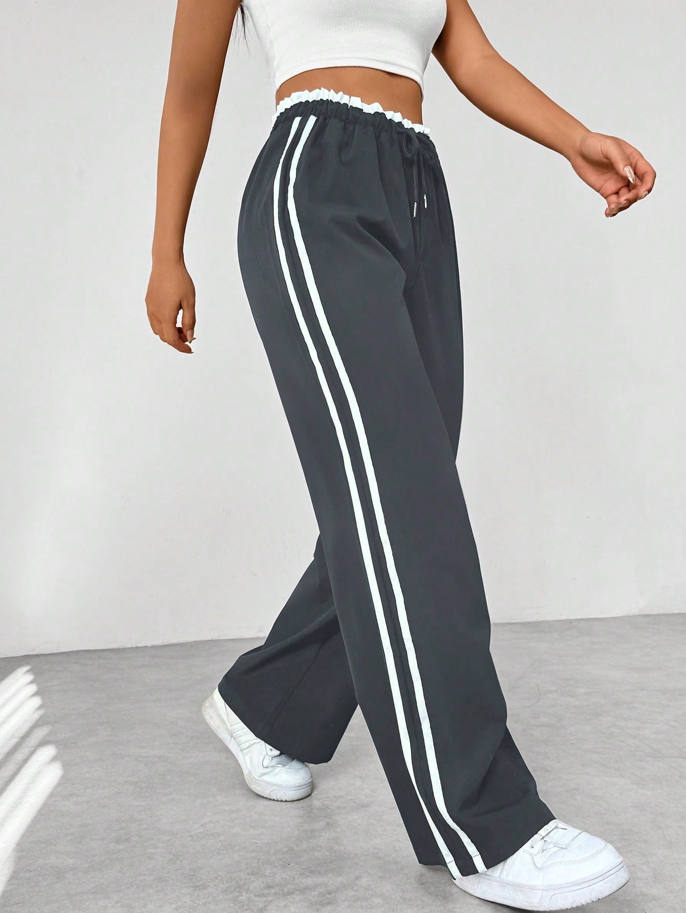Yara | Stijlvolle Wide-Leg Sportieve Broek