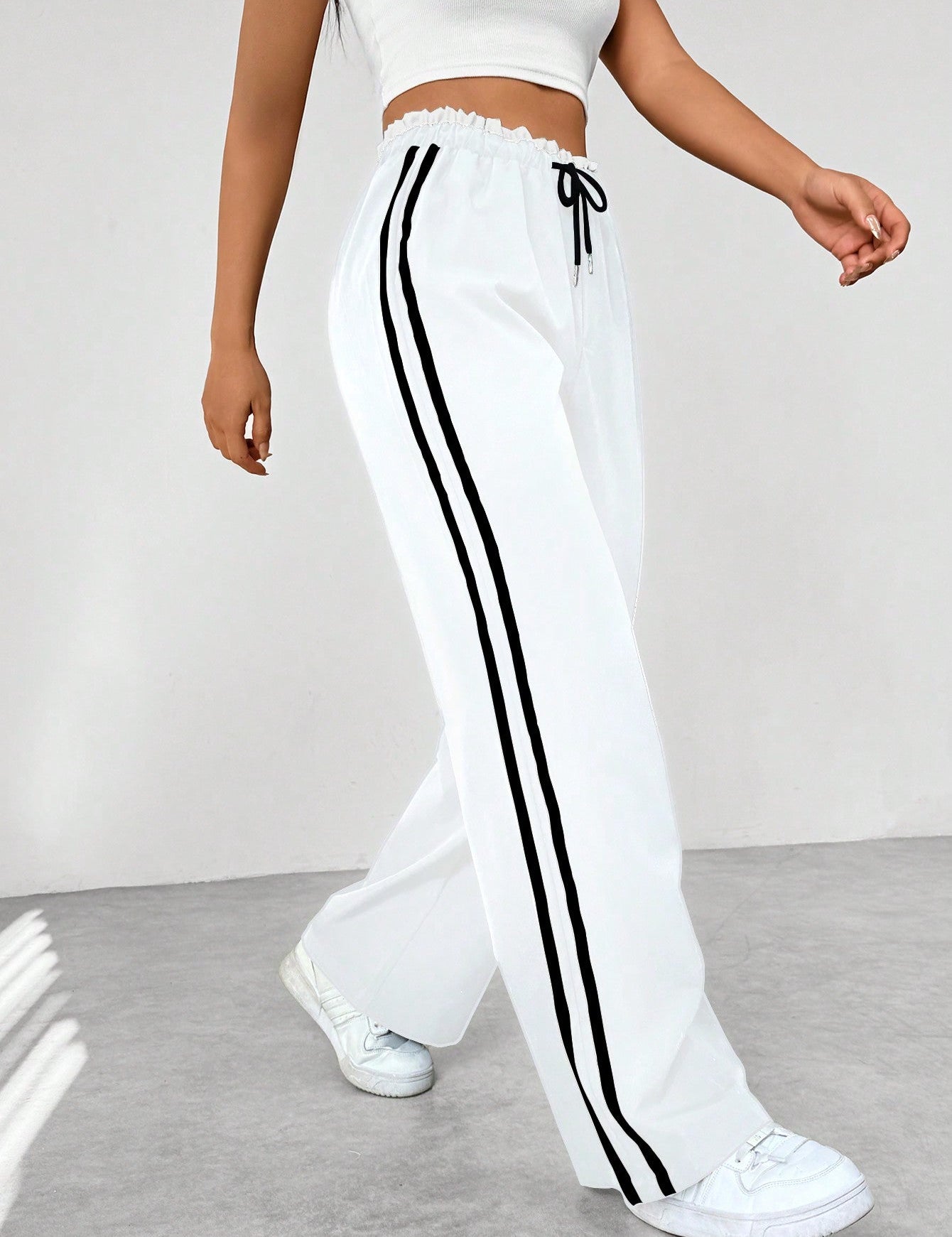 Yara | Stijlvolle Wide-Leg Sportieve Broek