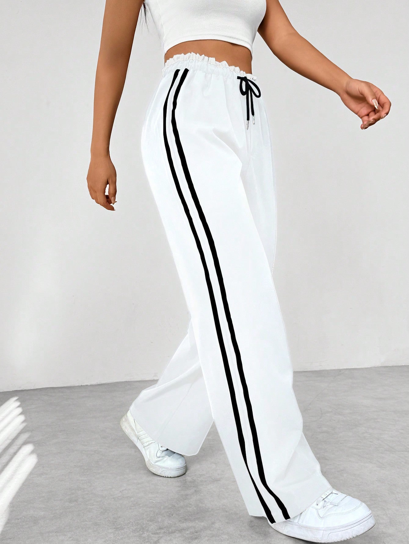 Yara | Stijlvolle Wide-Leg Sportieve Broek