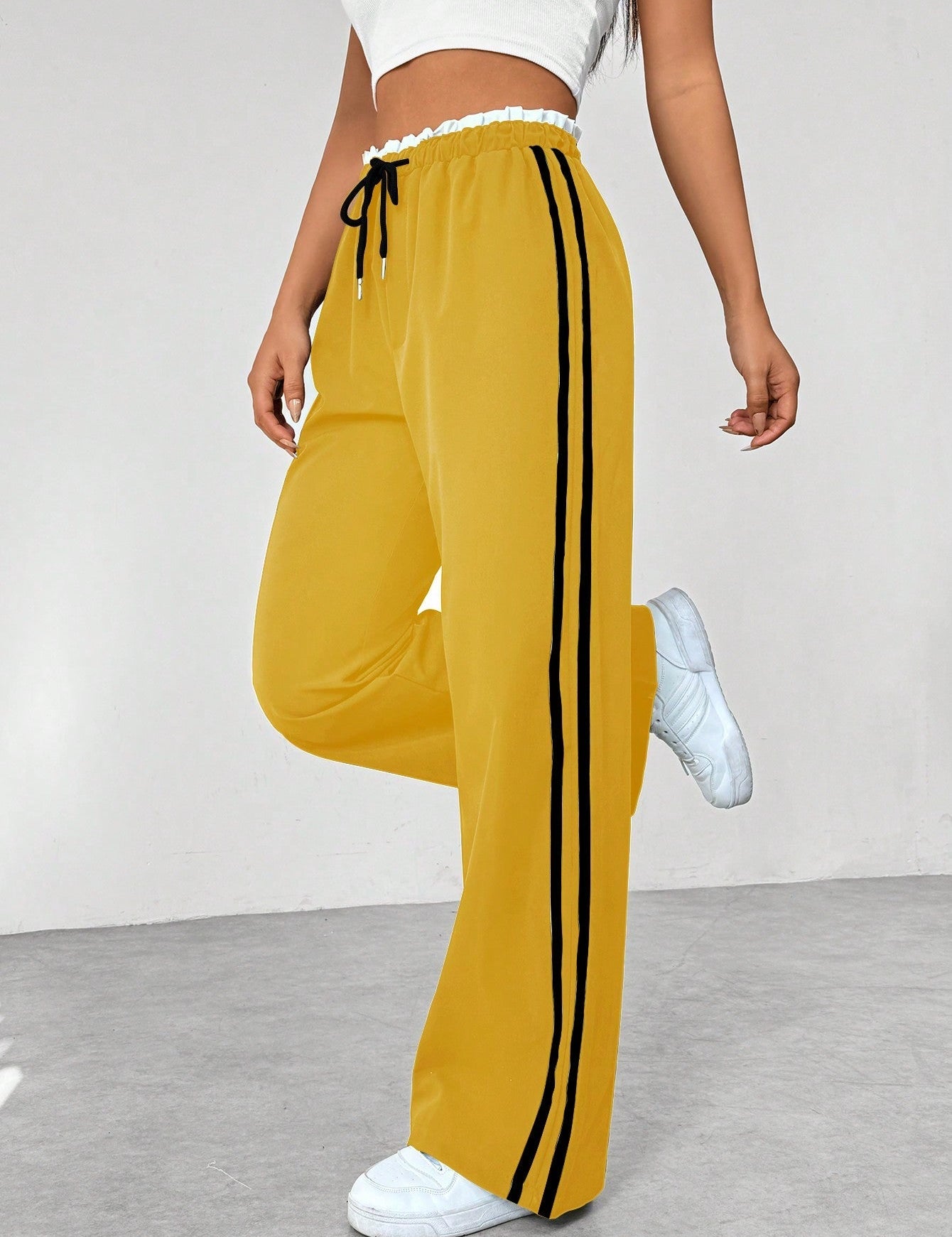 Yara | Stijlvolle Wide-Leg Sportieve Broek