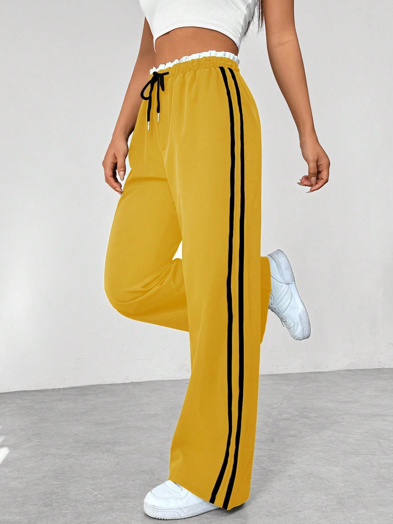 Yara | Stijlvolle Wide-Leg Sportieve Broek