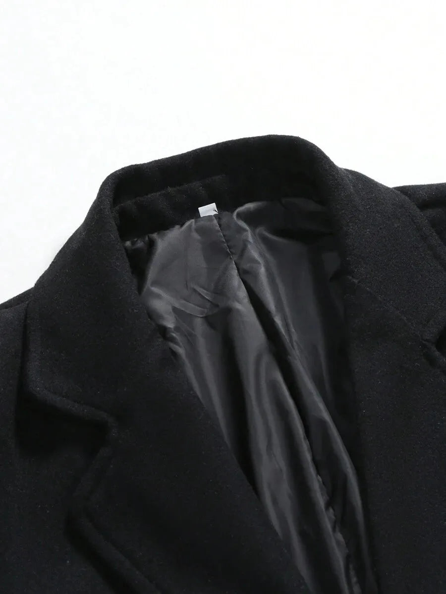 Trenchcoat met lapel collar
