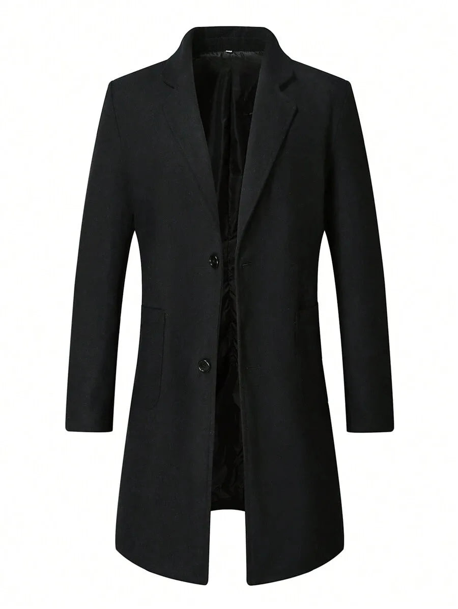 Trenchcoat met lapel collar